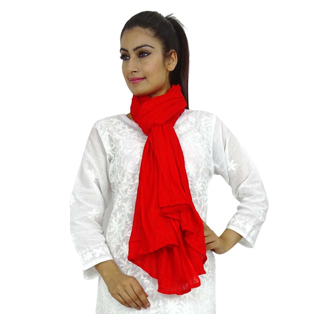 Индийский длинный палантин Dupatta Chunni из смеси хлопка, шарф с запахом на шею, бросок Wih