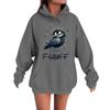Women's Fashion Casual Long Sleeve Loose Printed Sweatshirt