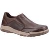 Hush Puppies Mens Fletcher Leather Shoes