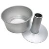Asai Shoten Seamless Aluminum Chiffon Cake Pan, 10cm