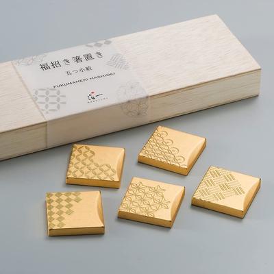 Подставка для палочек Washi «Удача» с пятью маленькими узорами [Упаковка Hakuichi]