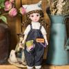 Кукла-принцесса BJD для малышей, 30 см, с длинными волосами и цветочным аксессуаром