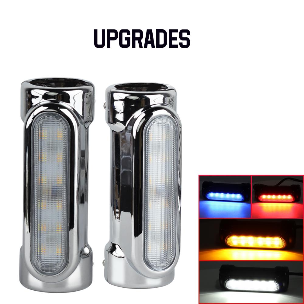 Motorcycle Highway Crash Bar Light Switchback Driving Light For Victory Harley Road King Touring Amber LED Turn Signal Lamp