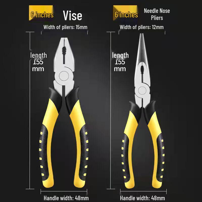 Экономичный набор электрика: кусачки и плоскогубцы