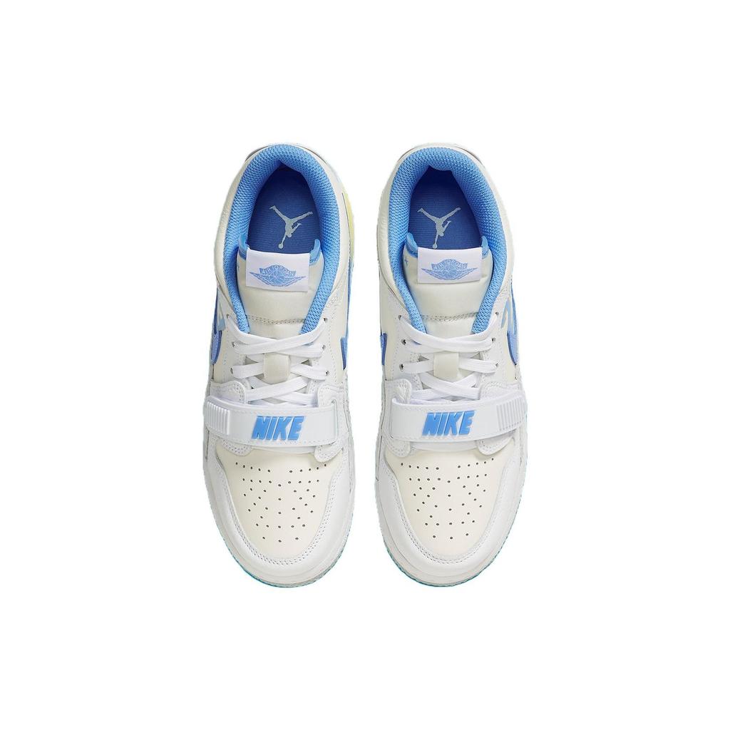 Air Jordan Legacy 312 Low GS 23 - University Blue Детские кроссовки Белый Парусный-Белый Светло-лаймово-зеленый FJ7223-141