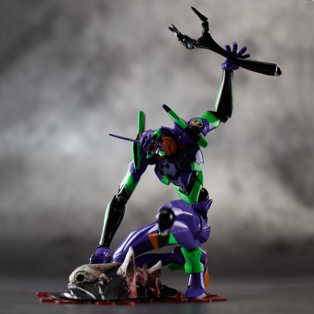 Revoltech EVANGELION EVOLUTION Евангелион Юнит-01, примерно 140 мм, АБС и ПВХ, предварительно раскрашенная экшн-фигурка, EV-001