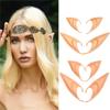 1 Pair Halloween Party Elven Elf Ears Pointed Anime Fairy Cospaly Costumes Vampire Soft Christmas Party Mask
