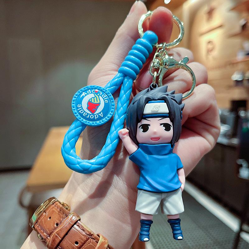 Кулон автомобильный брелок 1 шт. игрушка 3D кукла Наруто Саске Какаши мультфильм подарок ювелирный аксессуар