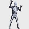 Halloween Skeleton Jumpsuit: Cosplay & Party Costume for Kids and Adults