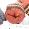 Cycling Korean Style Mittens Show Two Fingers Women's Knitted Gloves Ladies Winter Accessories
