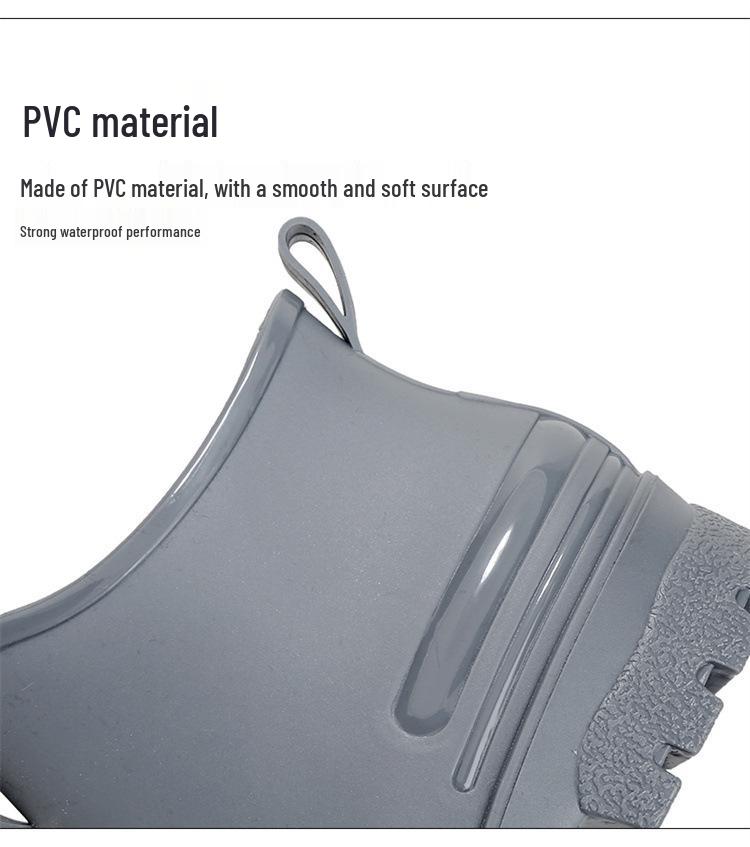 Унисекс Челси Резиновые Сапоги - Короткое Голенище, Модная Уличная Обувь для Брода, Резиновые Галоши с Низким Верхом