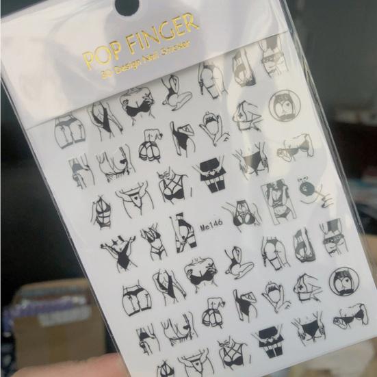 Наклейка для маникюра, многофункциональная экологически чистая уникальная отличная сексуальная наклейка для ногтей для девочек, аксессуары для рукоделия «сделай сам» для студентов