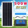 Solar Panel Kit for Car Battery Charging, Camping, Hiking, Off-grid Power Supply, 12V Automotive Battery Recharge