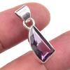 Natural Alexandrite Gemstone 925 Solid Sterling Silver Jewelry Pendant 1'' Q3q75