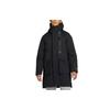 Nike Мужские пуховики Черные с капюшоном Умеренные DD6607-010