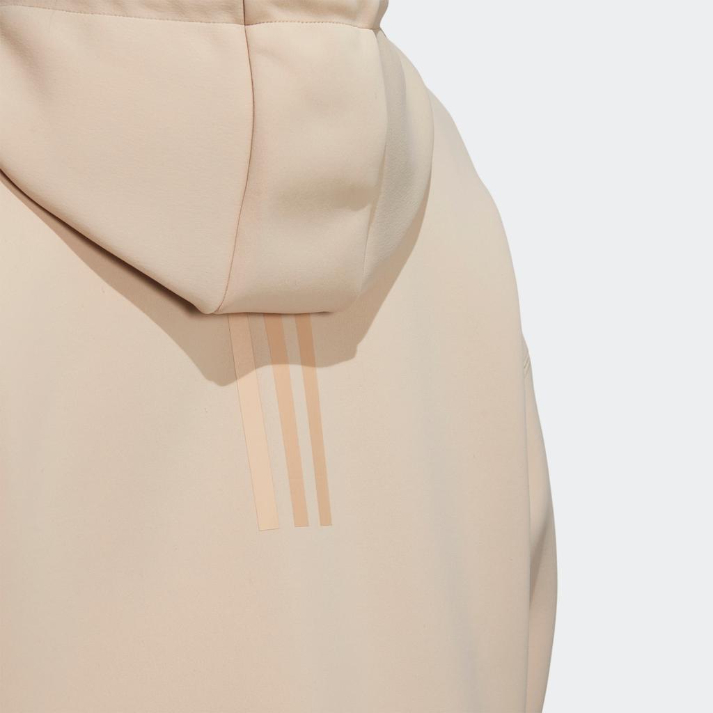 adidas Куртки Женские Бежевые С капюшоном Средние Другие HZ7012