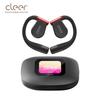 Cleer ARC3 Open-Ear Sports Earbuds with Dolby Spatial Audio and AI Assistant, Dark Night Red