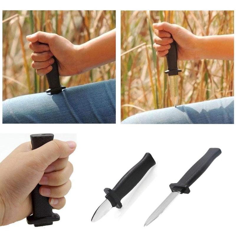 Retractable Fake Knife Toy Plastic Prop Trick Blade Halloween Fools Day Party Cosplay Gadget for Playing Joke