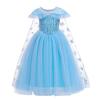 Dressy Daisy Toddler Snow Princess Halloween Princess Tulle Size Ages Girls' Dress, Kids' Costume, Cosplay, Christmas, Party, Skirt, Blue, 140, 10-11