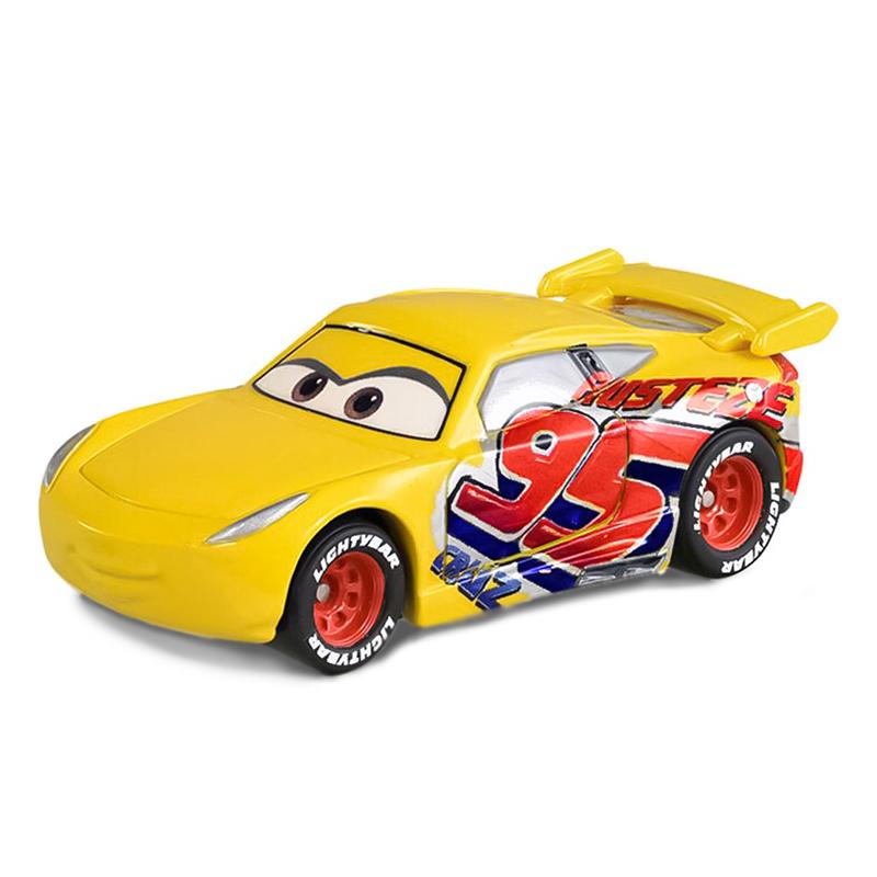Игрушки из мультфильма Тачки Pixar Подарки 95 Молния Маквин Модель Игрушечная машинка 1:55 Литье под давлением из металла Детские подарки Аниме Фигурка Гоночная машина Игрушки