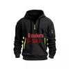 Men's Casual Sport Zippered Hoodie with Arm Pocket - Autumn/Winter Pullover Top