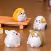 Figurines Miniatures Cute Hamster Resin Micro Landscape Ornaments For Home Decorations Room Decor Diy Gardening Accessories