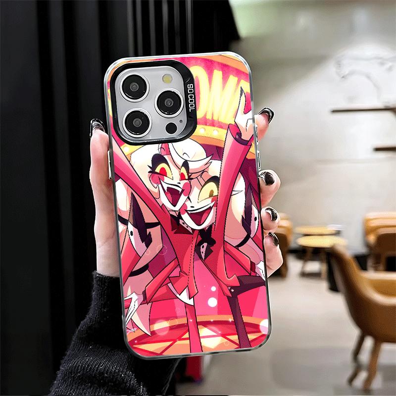 Мягкий чехол для телефона Hazbin Hotel Anime для iPhone 15 16 17 Pro Max 17Air 16E 14 Plus 13 12 Mini Ударопрочный чехол Задняя крышка