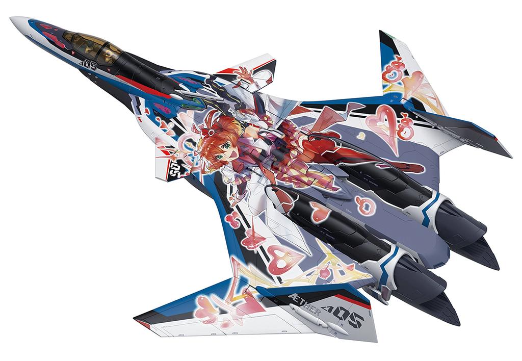 Macross Delta Kai Siegfried Deculture Scale Plastic Model VF-31J (Hayate Immelmann's) Ver. 1/72