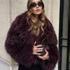 Women Fashion Autumn Winter Solid Color Big Lapel Coat Faux Fur Coat Jacket New 2025 Loose Casual Outerwear