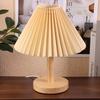 1Pc Ceiling Decor Fabric Pleated Lampshade Modern Washable Table Lamp Cover Diy Retro Chandelier Cloth Cover Living Dining Room