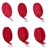 5-10yards/roll Velvet Ribbon Wine Red Color Single Face Flocking Ribbon For DIY Christmas Party Gift Bouquet Wrapping Decoration