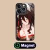 HSR Fugue Glass MagSafe Чехол для мобильного телефона для iPhone 17 16 15 14 13 12 11 Air Pro Max Plus Mini Цветная обложка