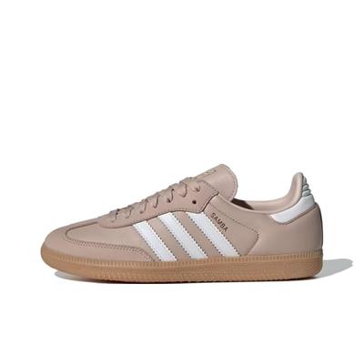 Samba OG Wonder Taupe женские кроссовки Tan обувь-белое золото-металлик IE6523