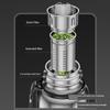 All-Steel Large-Capacity Insulated Cup 316 Stainless Steel Water Cup for Men and Women, Tea Brewing, Car-Mounted, Outdoor Tea-Water Separation Cup