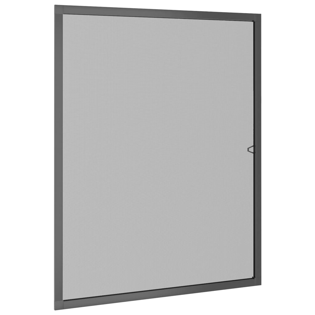 Window Insect Screen Anthracite Grey 80 x 100 cm