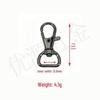Zinc Alloy Lobster Clasp Dog Buckle & Metal Keychain Accessories
