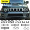 Кожухи TESIN для Suzuki Jimny 2007-2017, автомобильные фары, передние и задние противотуманные фары, лампа поворотного света, декоративная крышка