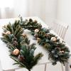 Christmas Wreath Vine: Door and Window Hanging Ornament for Festive Decor