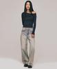 Джинсы Wide Denim с широкими штанинами, стирка водой, для девушек_T316De400