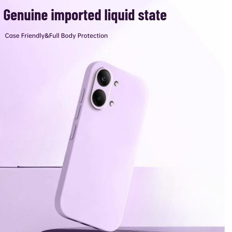 Роскошный Оригинальный Чехол из Жидкого Силикона для Xiaomi Poco X8 Pro Max X7 F8 Ultra F7 M8 Pro с Ощущением Кожи, Ударопрочный Защитный Чехол