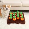 Interactive Plush Carrot Mat for Dogs - Mental Stimulation and Fun Enrichment Toy