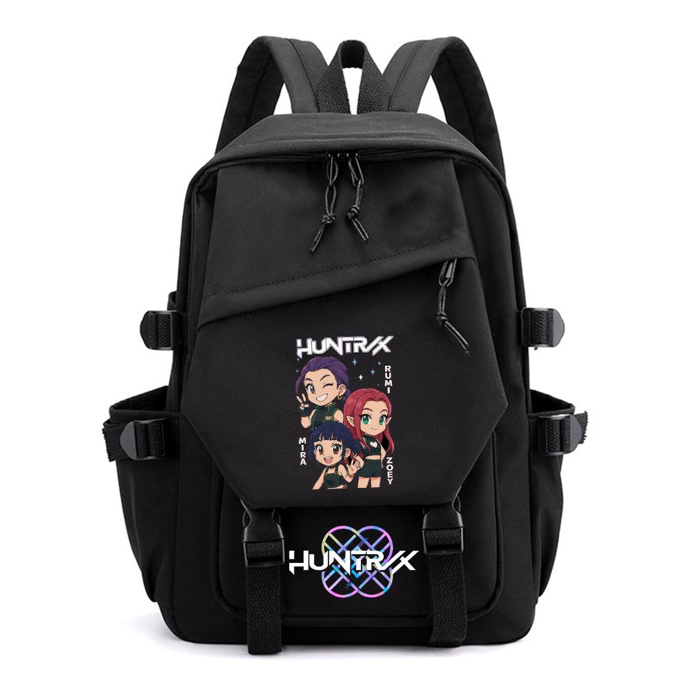 Аниме Мультфильм Kpop Охотники на демонов Принт Рюкзак для Подростка Мальчика Девочки Школьный Рюкзак Детский Студенческий Рюкзак Женская Дорожная Сумка Детский Подарок Mochila