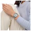 Swatch Коллекция к празднику Кварцевый механизм Водонепроницаемость 30 метров Унисекс Швейцарские часы 42 мм Серый циферблат Ремешок из нержавеющей стали SS07S152M