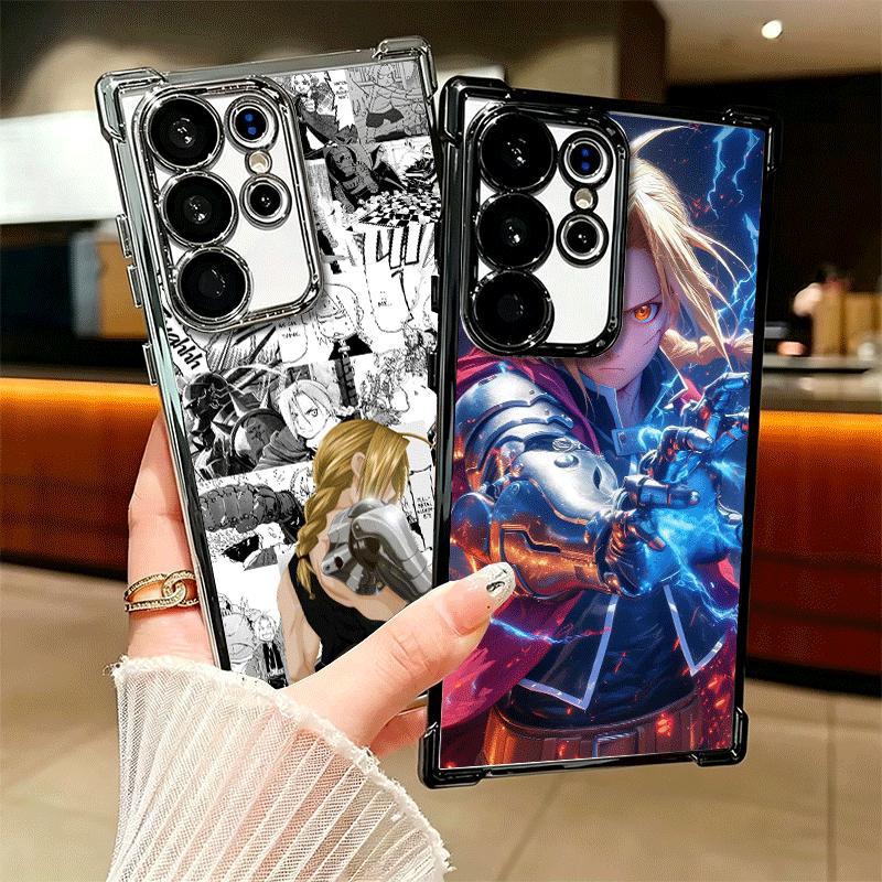 F-ullmetal A-Alchemist Аниме Покрытие Чехол для телефона Для Samsung Galaxy S24 S25 FE S26 Edge S23 Ultra S22 S21 Plus S20 Противоударный Aira