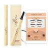 Краска для бровей May Chic Long Fix Finger Tip Eyebrow Tattoo 1,2 г, светло-коричневая, 2 шт.