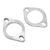 2PCS 2 Bolt 2.5in Exhaust Flange Connection Kit Stainless Steel Universal for Exhaust Downpipe Catback Headers