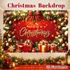 Christmas Polyester Background Gift Box Print for Home & Outdoor Holiday Decor 2026 Christmas Celebrations Two Size Are