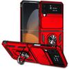 For Samsung Galaxy Z Flip 4 5g Case Shockproof Car Holder Magnetic Ring Case For Galaxy Z Flip 4 5g Rugged Armor Back Cover