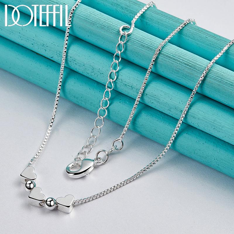 Ожерелье-цепочка с романтическим сердцем и змеей из стерлингового серебра 925 пробы, подарочные очаровательные ювелирные изделия