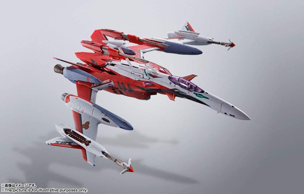 TAMASHII NATIONS DX Chogokin Macross F the Movie Durandal Valkyrie Saotome Полный набор 220 мм окрашенная подвижная фигурка ~Прощай, Цубаса~ YF-29 (высокий